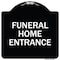 Signmission Entrance Funeral Home Entrance Heavy-Gauge Aluminum Architectural Sign, 18" H, BW-1818-24094 A-DES-BW-1818-24094 - alternate 1